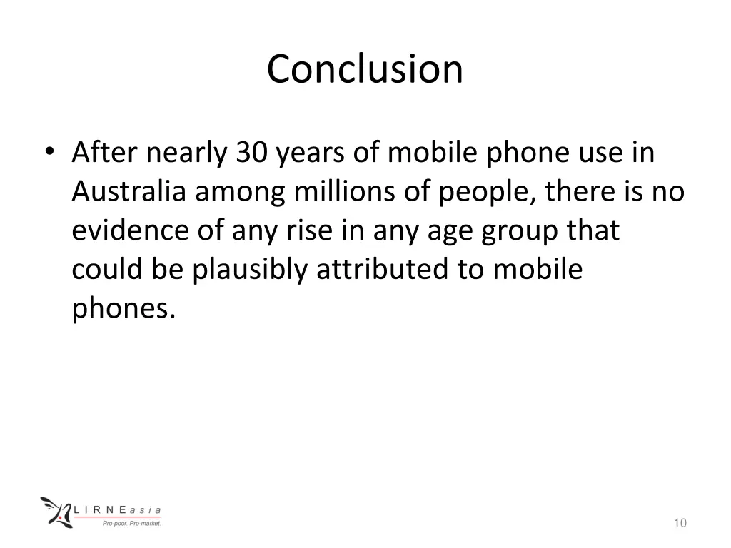 conclusion