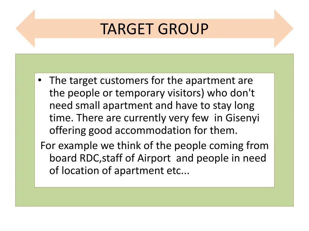 target group