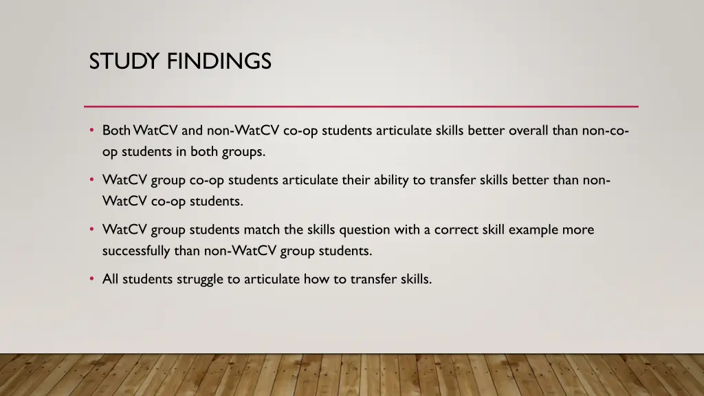 study findings
