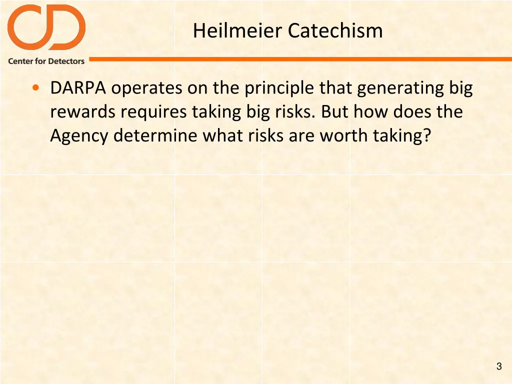 heilmeier catechism 1