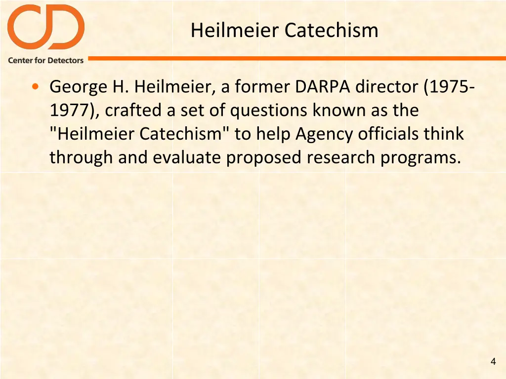 heilmeier catechism 2
