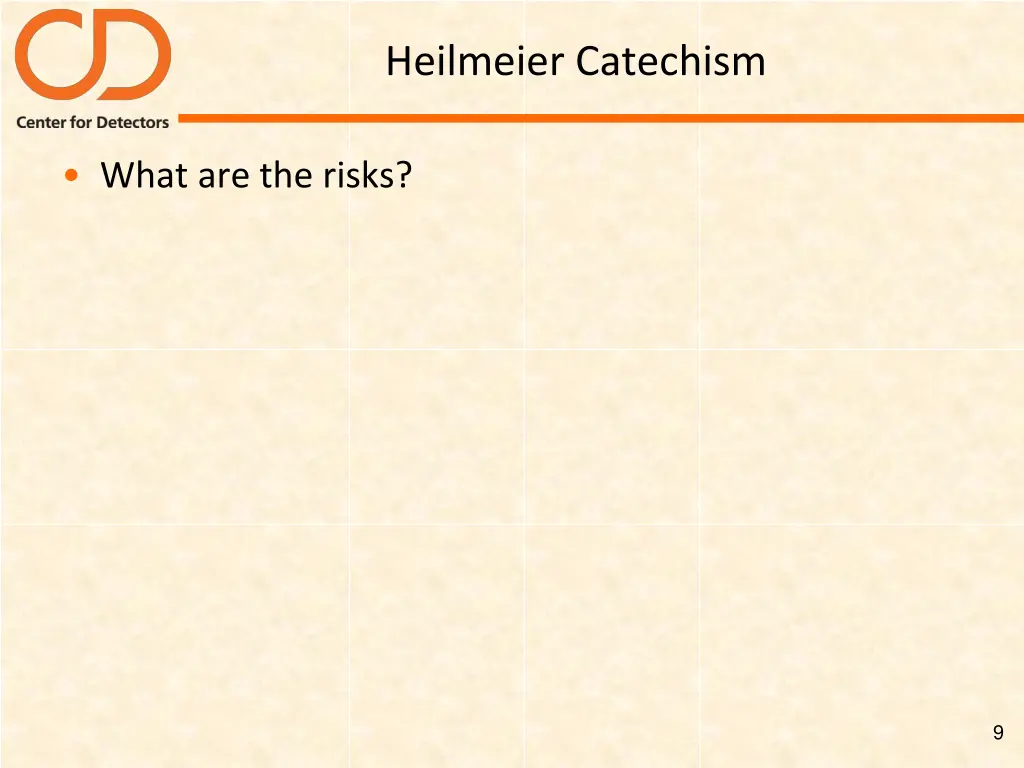 heilmeier catechism 7