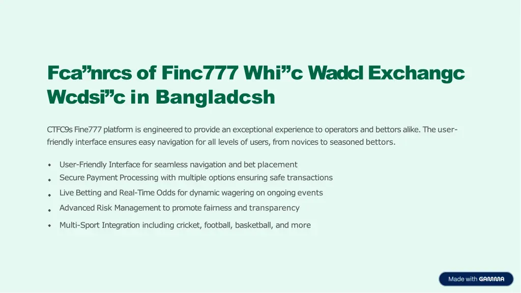 fca nrcs of finc777 whi c wadcl exchangc wcdsi