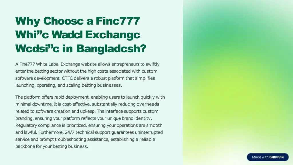 why choosc a finc777 whi c wadcl exchangc wcdsi