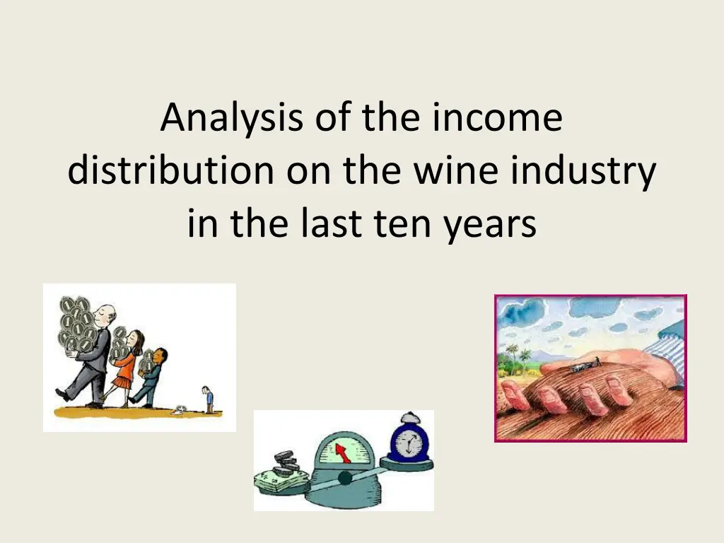 analysis of the income distribution on the wine