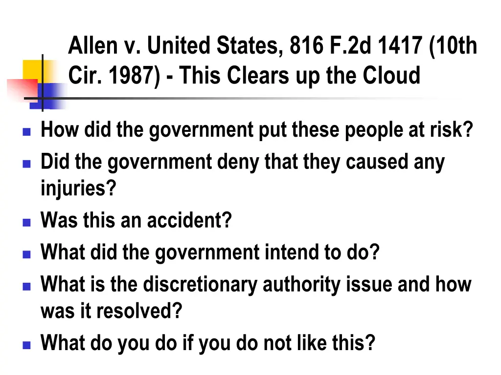 allen v united states 816 f 2d 1417 10th cir 1987