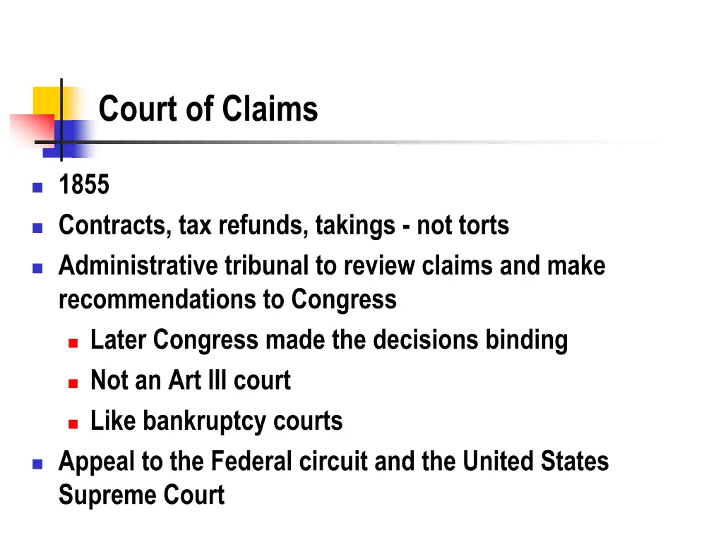 court of claims