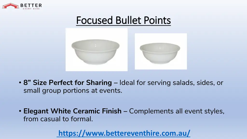 focused bullet points focused bullet points
