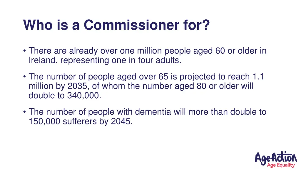 who is a commissioner for