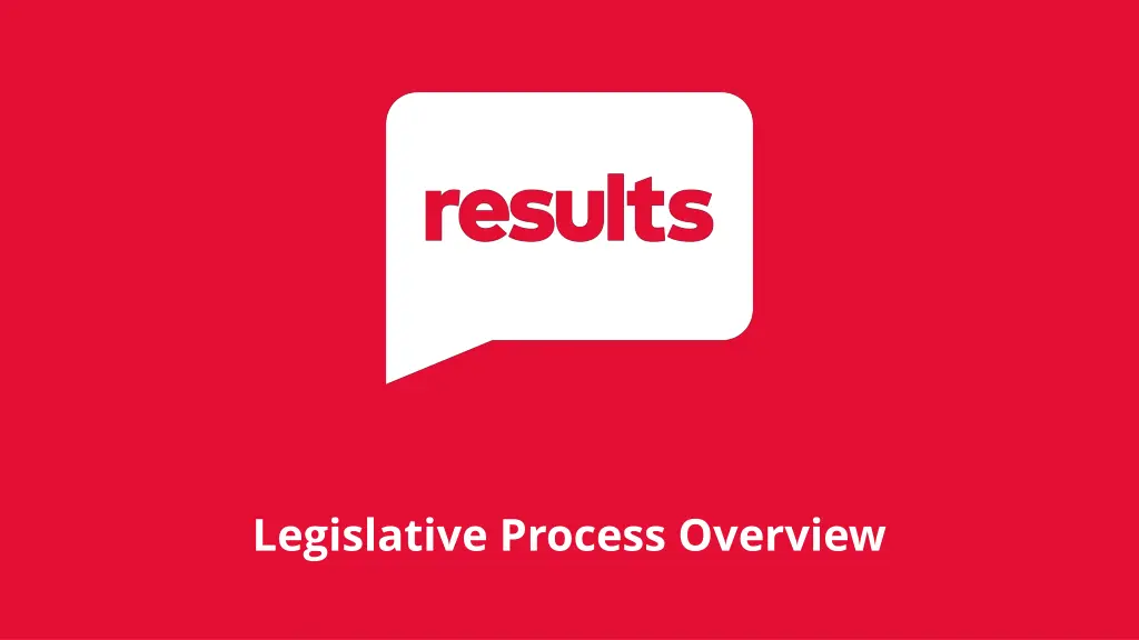 legislative process overview