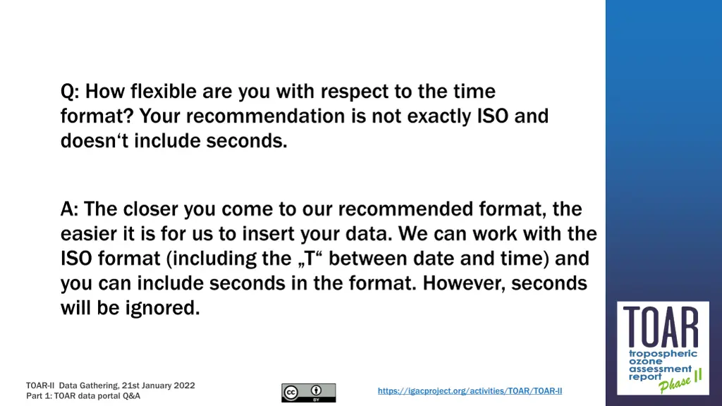 q how flexible are you with respect to the time
