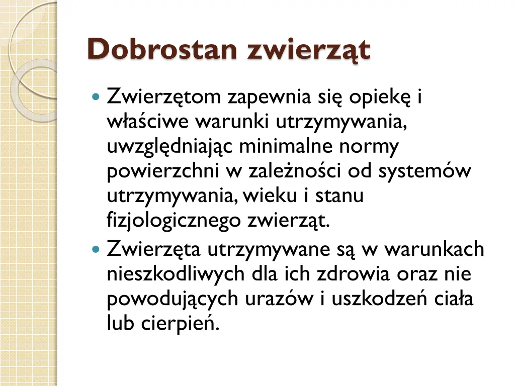 dobrostan zwierz t 4