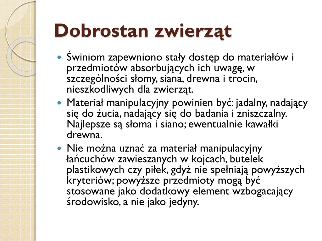 dobrostan zwierz t 6