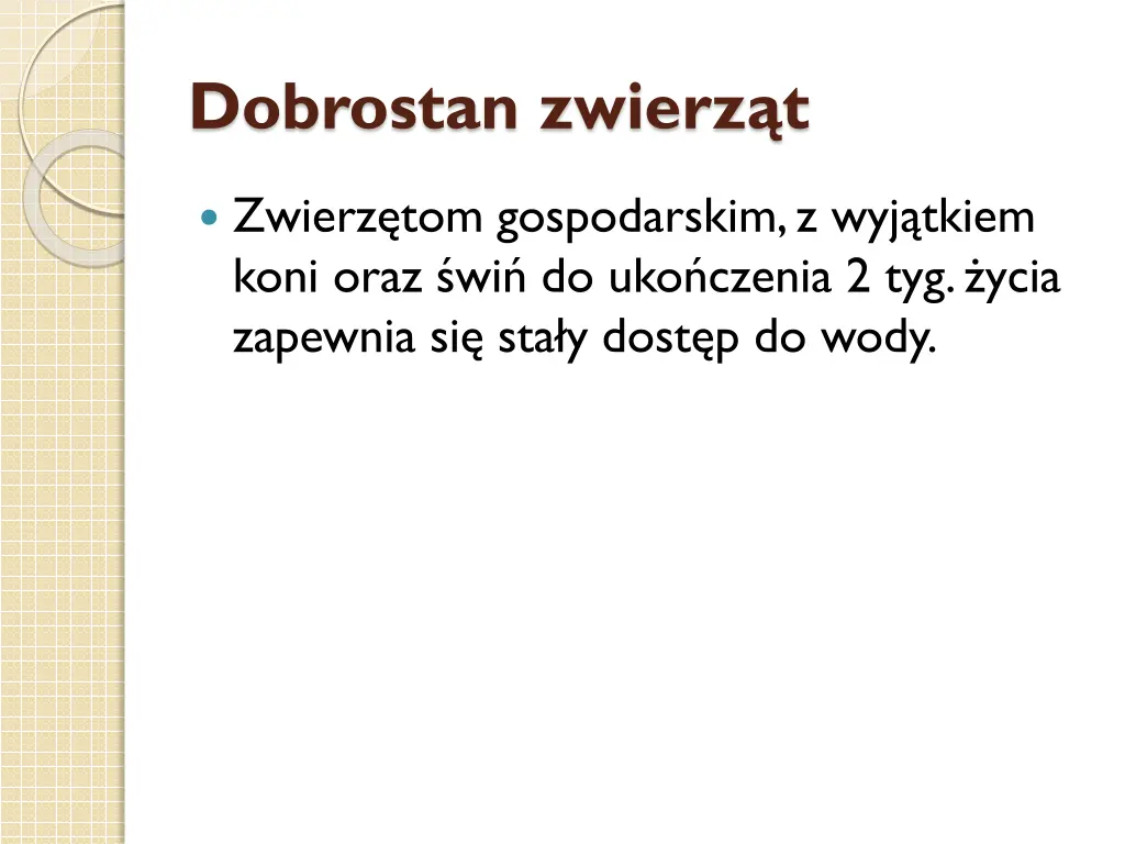 dobrostan zwierz t 7