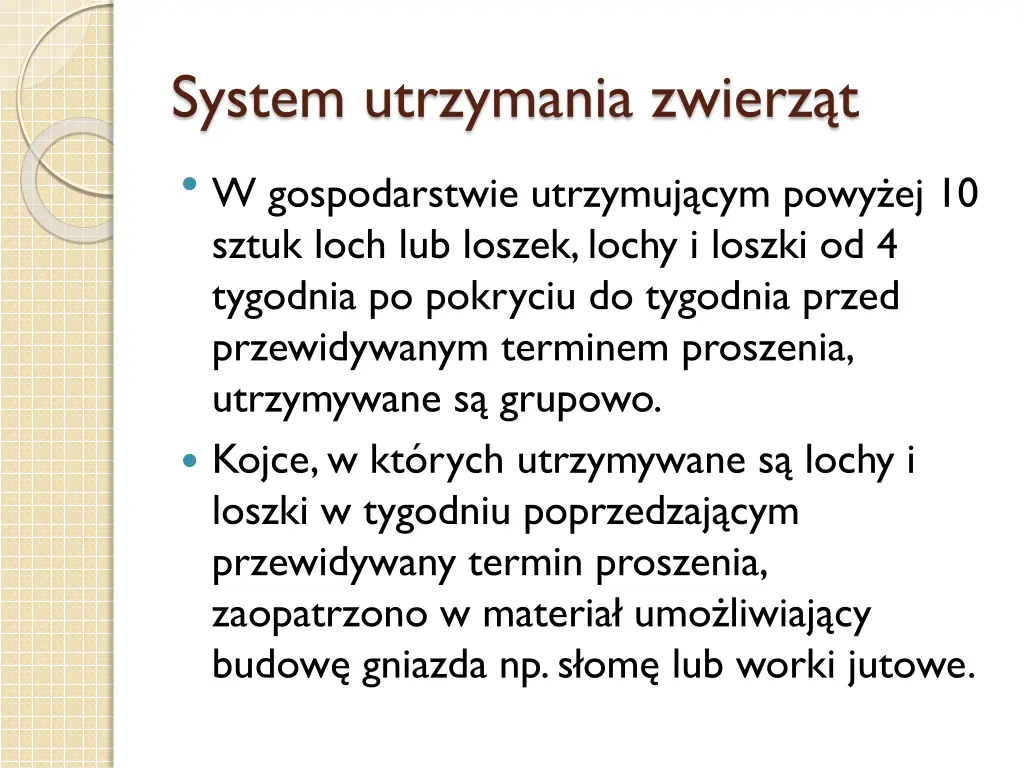 system utrzymania zwierz t 1