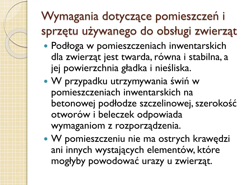 wymagania dotycz ce pomieszcze i sprz 2