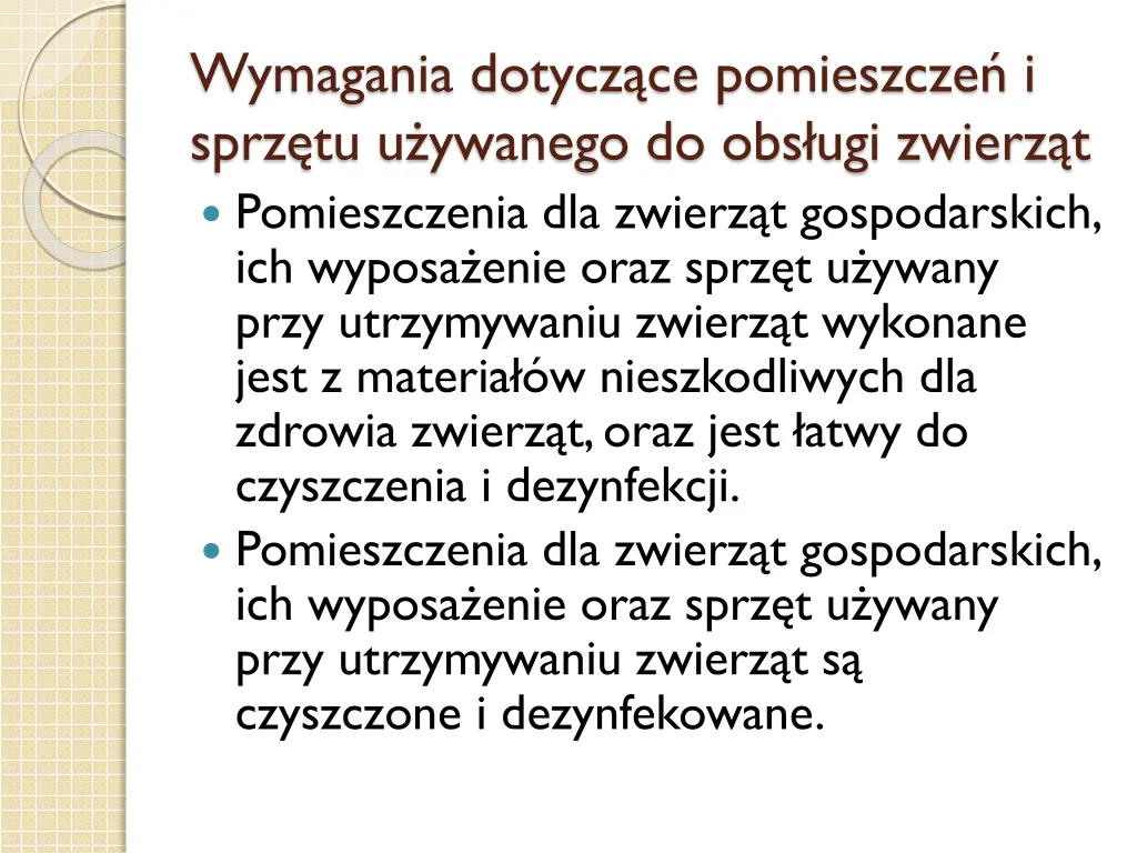 wymagania dotycz ce pomieszcze i sprz