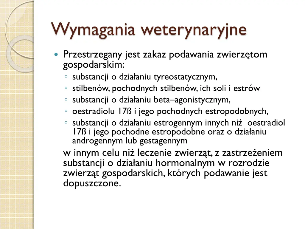 wymagania weterynaryjne 4