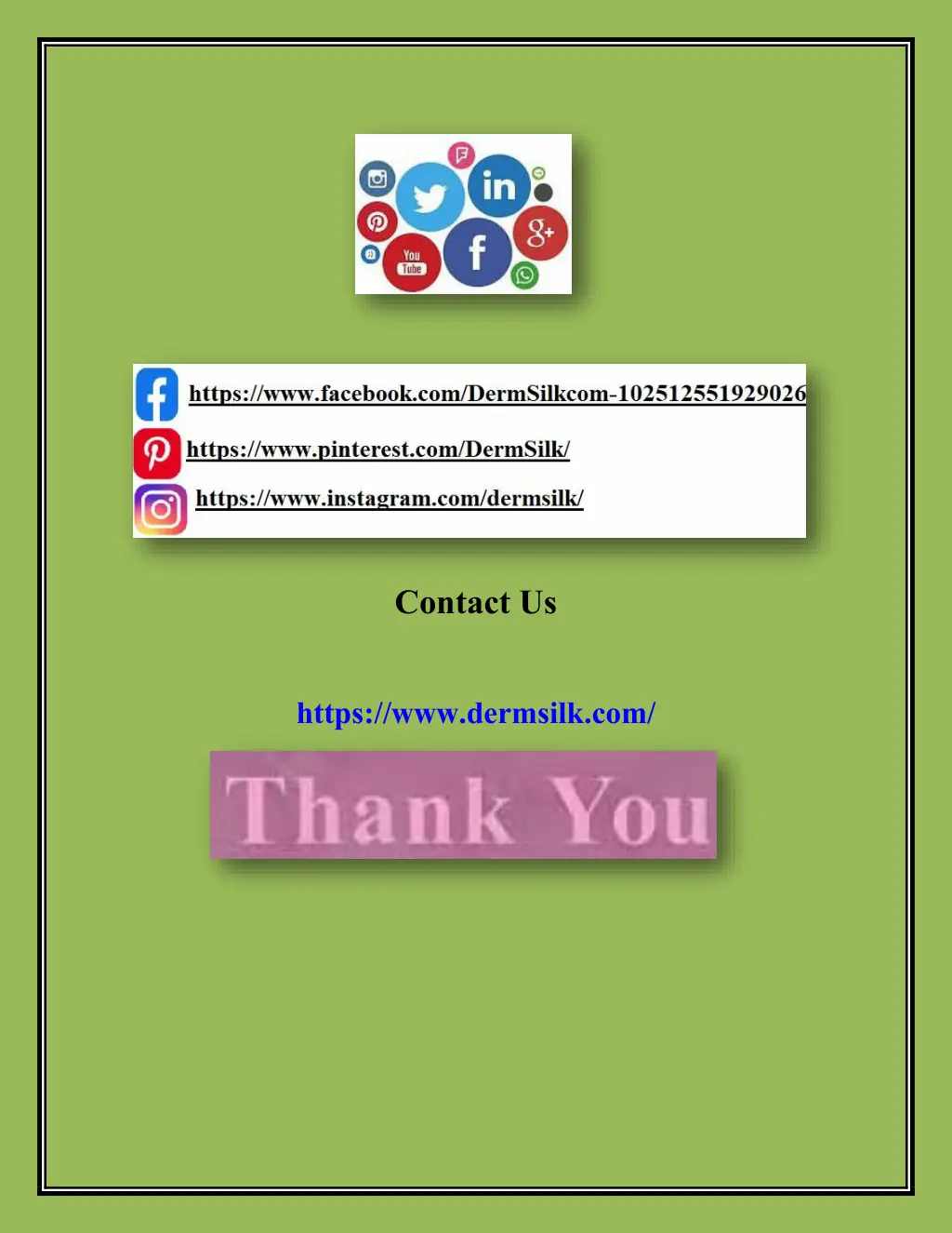 contact us