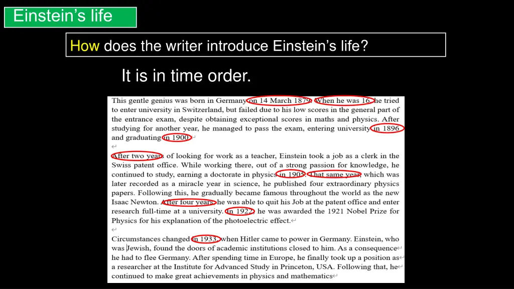 einstein s life