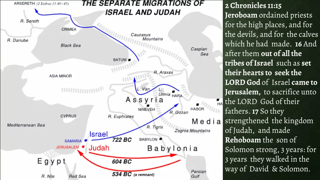 2 chronicles 11 15 jeroboam ordained priests