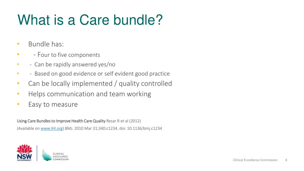 what is a care bundle
