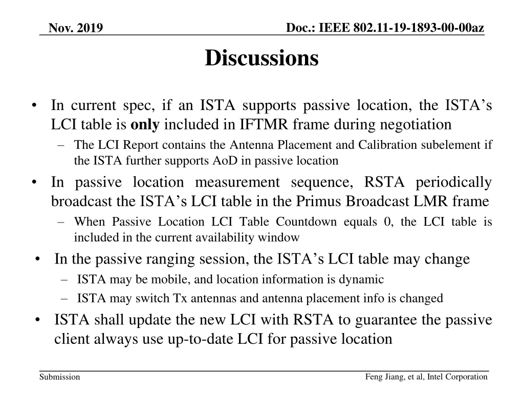 doc ieee 802 11 19 1893 00 00az discussions