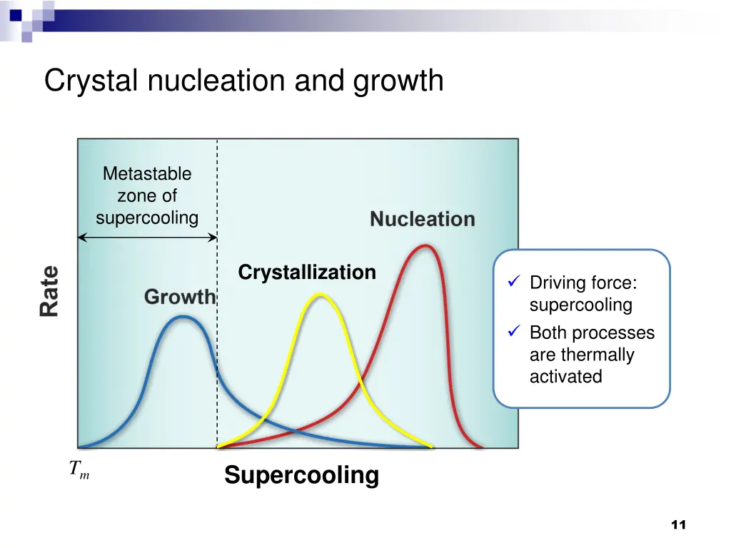 crystal nucleation and growth