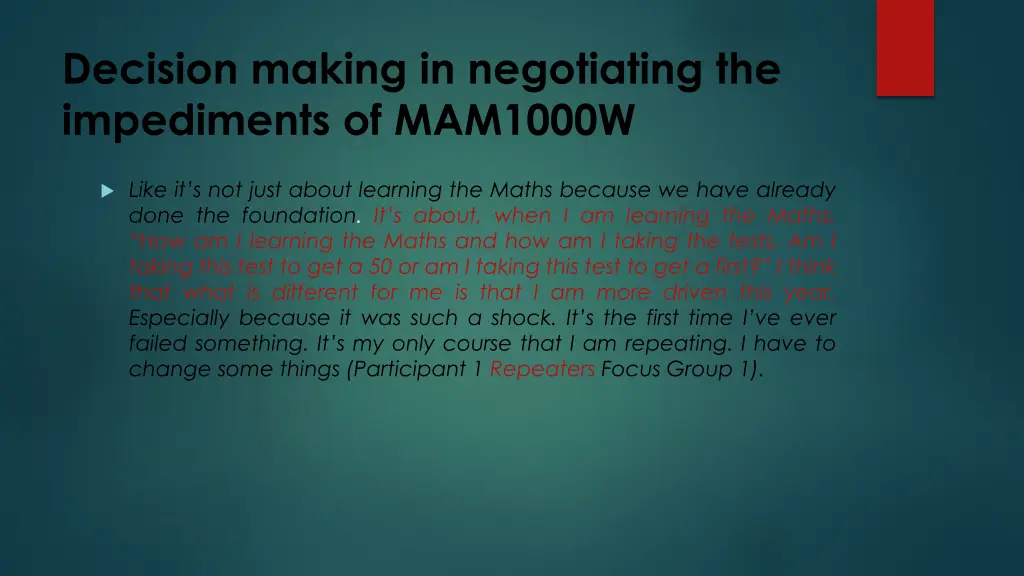 decision making in negotiating the impediments 1