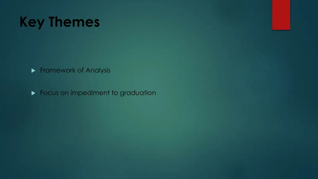 key themes