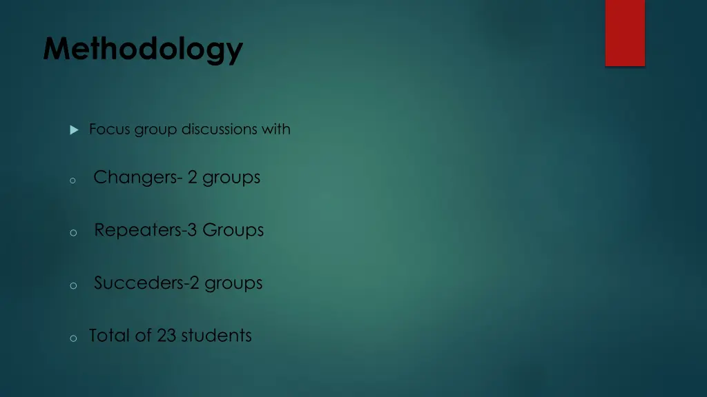 methodology
