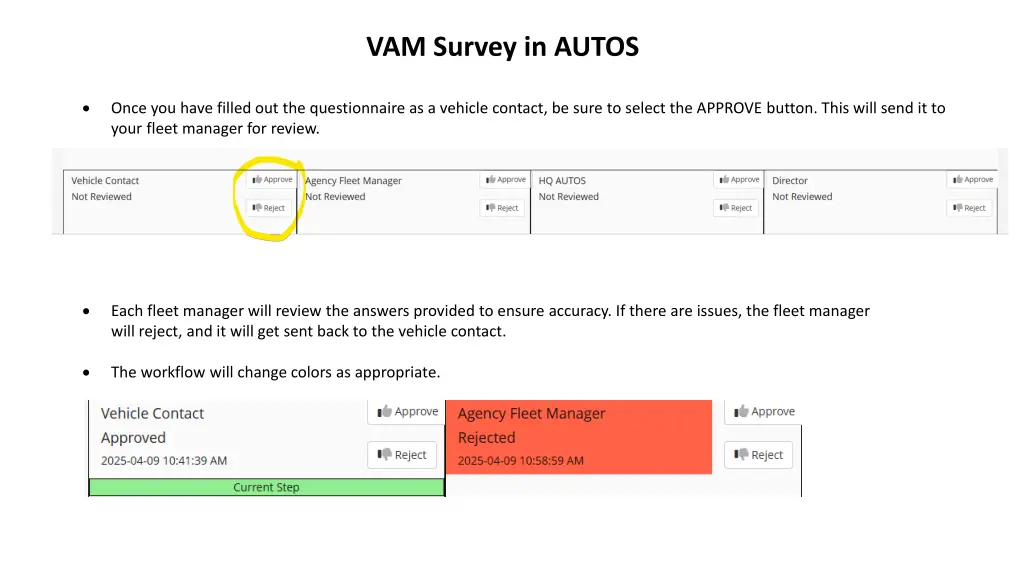 vam survey in autos 2