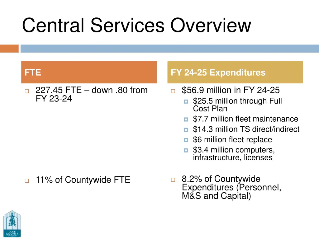central services overview 1