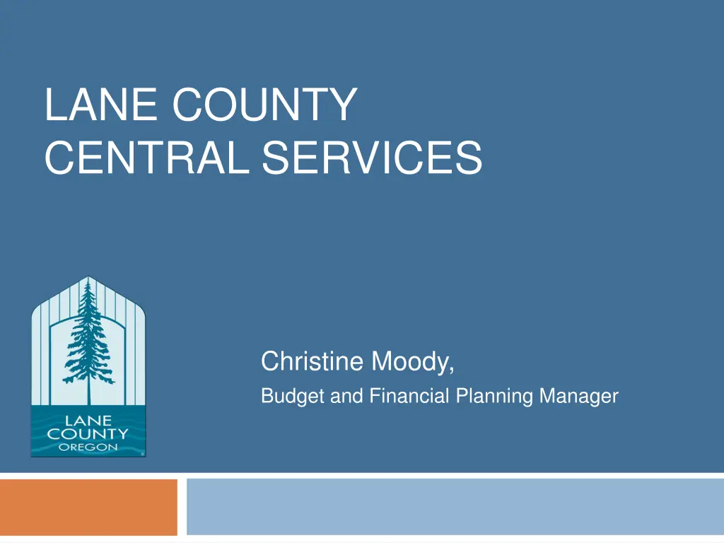 lane county central services