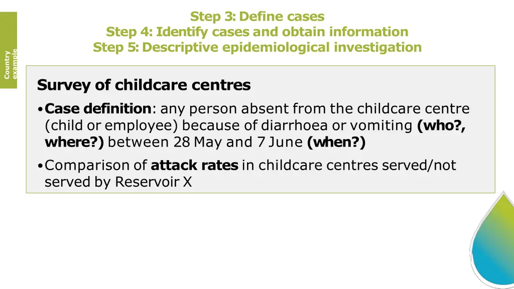 step 3 define cases 9