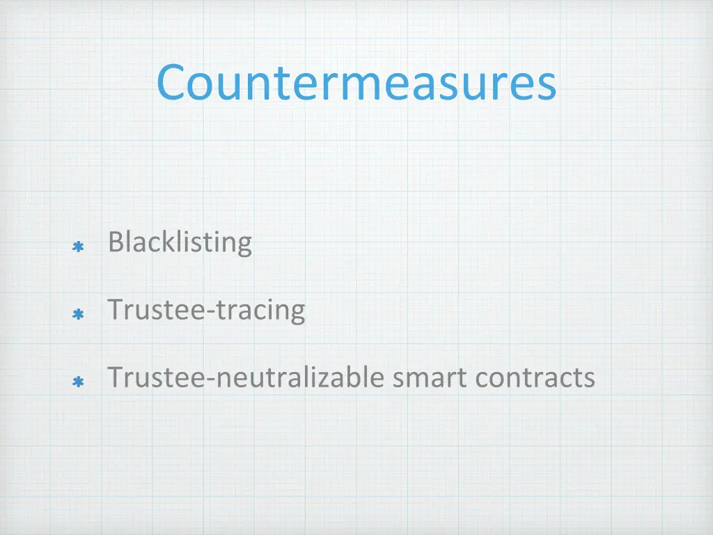 countermeasures