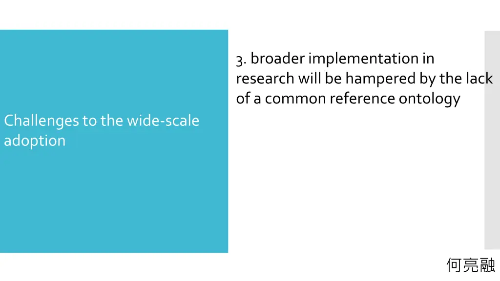 3 broader implementation in research will