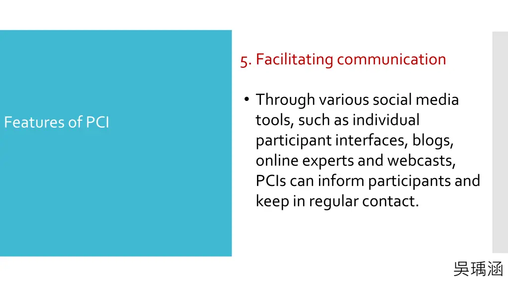 5 facilitating communication