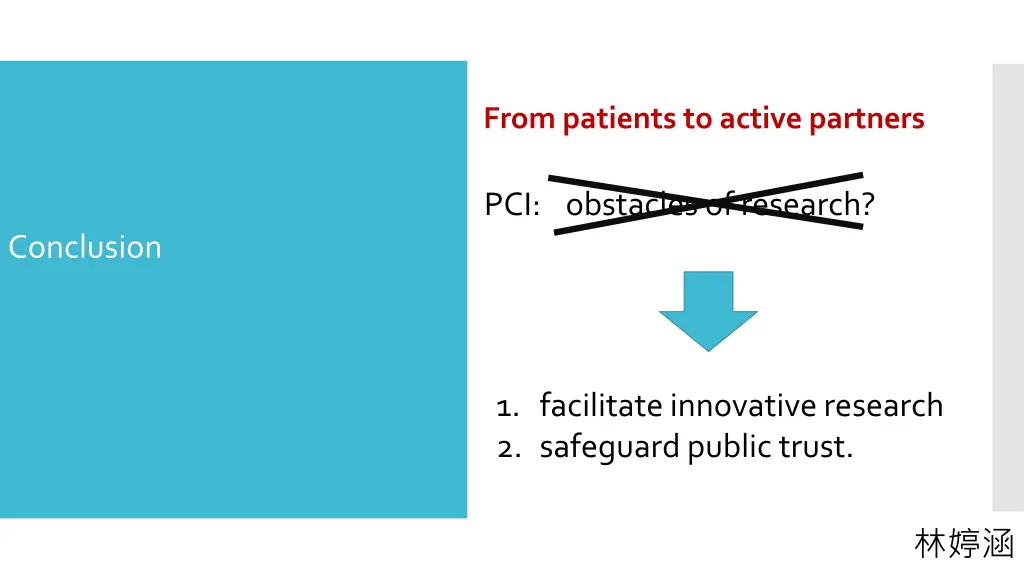 from patients to active partners