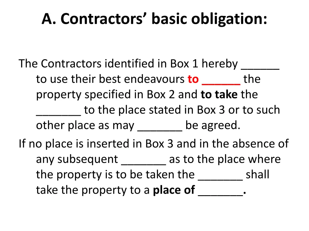 a contractors basic obligation 1