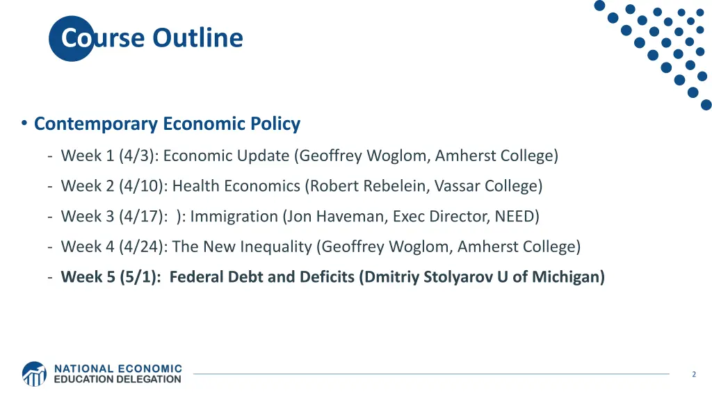course outline