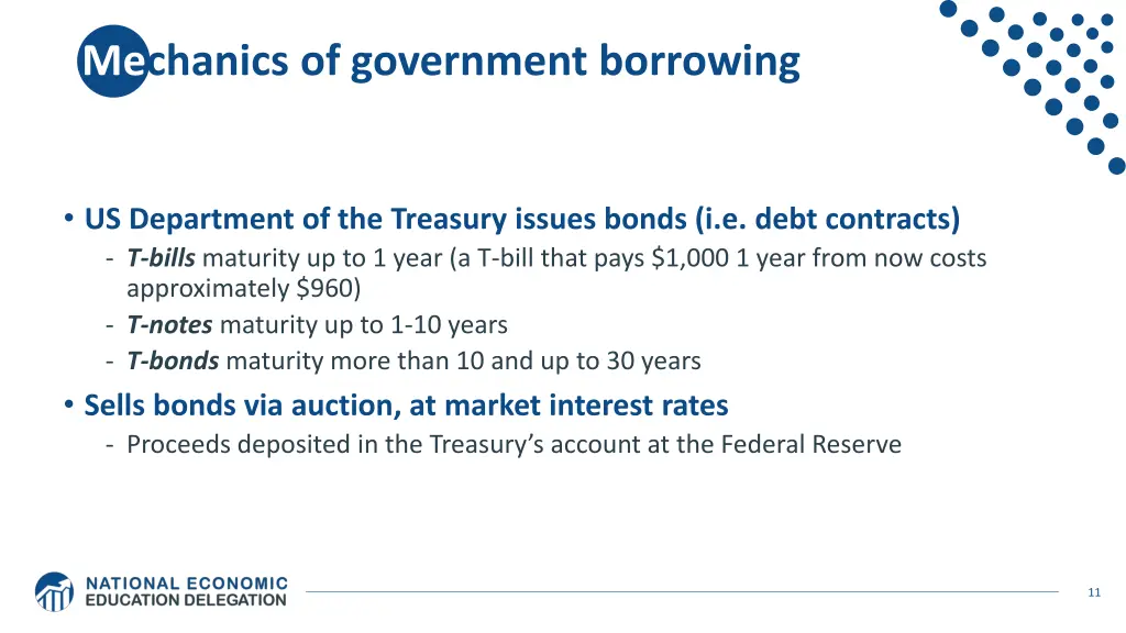 mechanics of government borrowing