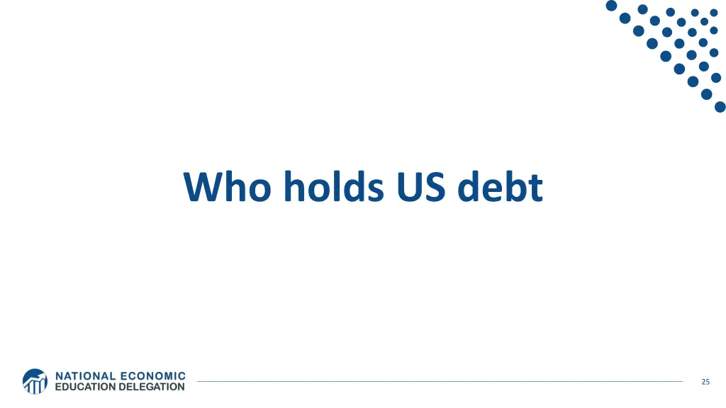 who holds us debt