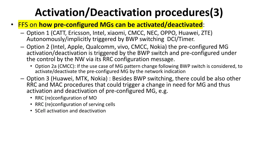 activation deactivation procedures 1