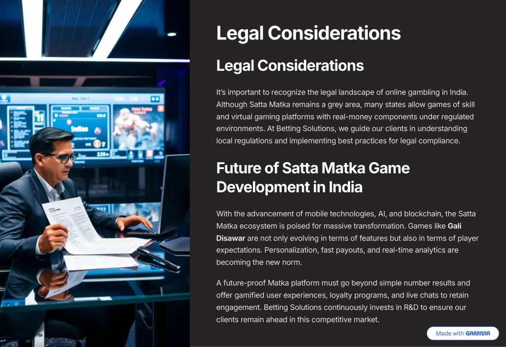 legal considerations