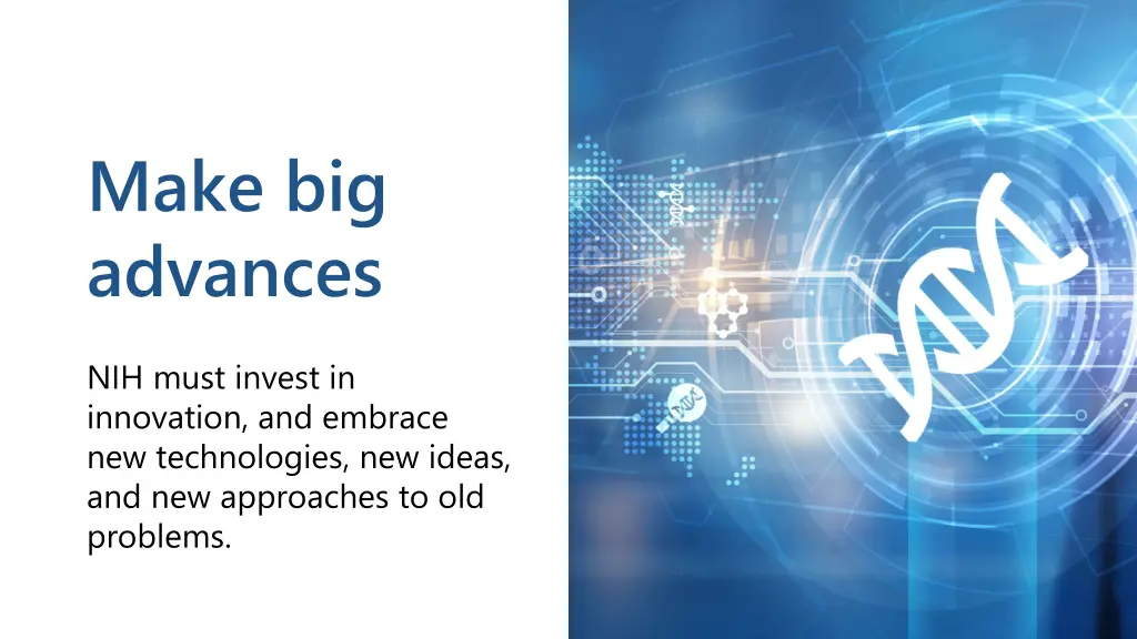 make big advances