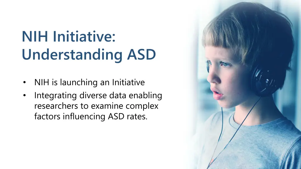 nih initiative understanding asd