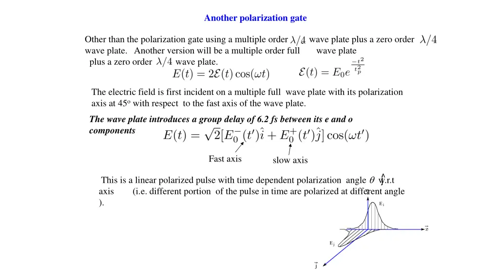another polarization gate