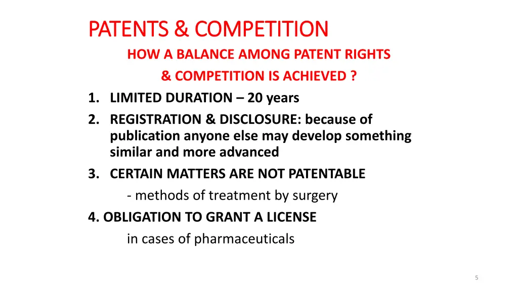 patents competition patents competition