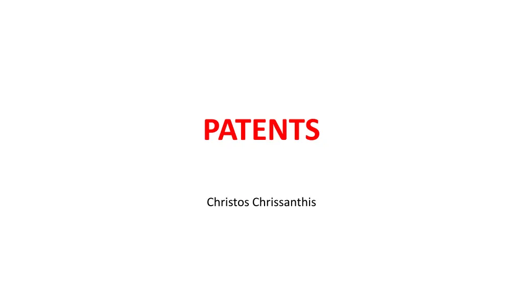 patents
